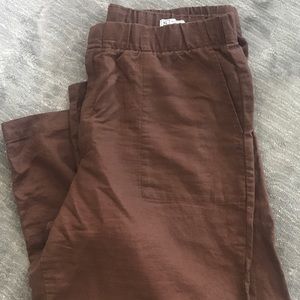 Gap linen wide leg pants